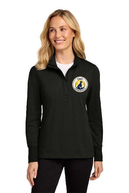 CRK9 - LK829 Port Authority® Women's Fairway Stretch 1/4-Zip - with embroidery design