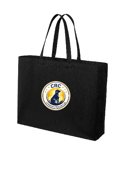 CRK9 - BG427 Port Authority® Cotton Canvas Jumbo Tote - With Embroidery design