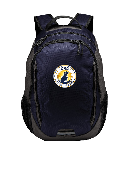 CRK9 - BG208 Port Authority ® Ridge Backpack - Navy - With Embroidery design
