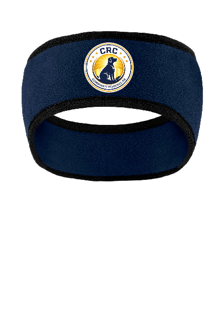 CRK9 - C916-CHILL FLEECE SPORT HEADBAND-With embroidery design