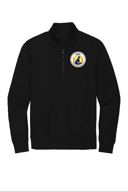 CRK9 - DT6106 District® V.I.T.™ Fleece 1/4-Zip - with embroidery design