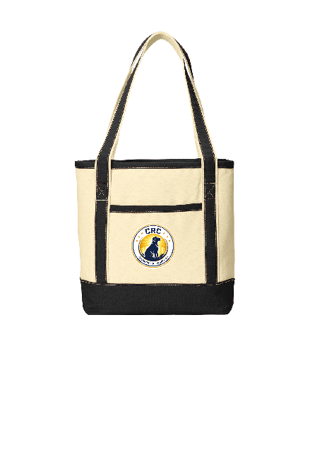 CRK9 - BG412 Port Authority® Medium Cotton Canvas Boat Tote - With Embroidery design