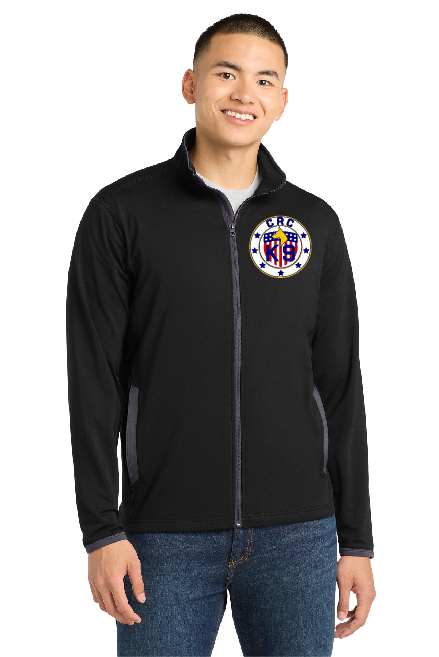 CRC - ST853 - Sport-Tek® Sport-Wick® Stretch Contrast Full-Zip Jacket - with embroidery design