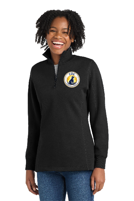 CRK9 - LST253 Sport-Tek® Women's 1/4-Zip Sweatshirt - with embroidery design