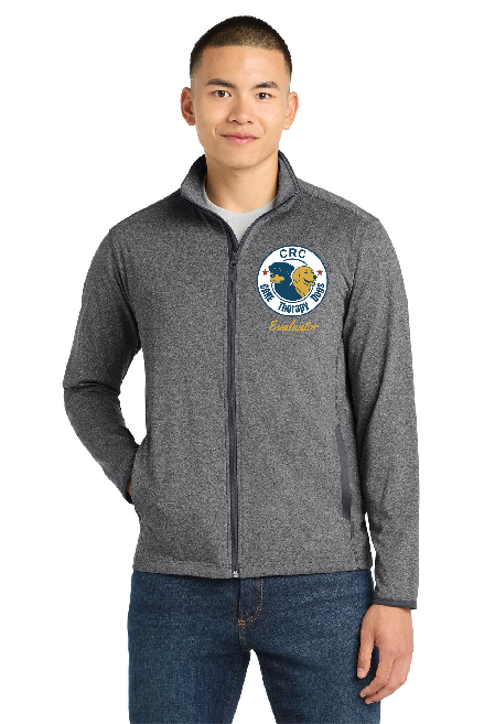 CRC Care - ST853 - Sport-Tek® Sport-Wick® Stretch Contrast Full-Zip Jacket - with embroidery design
