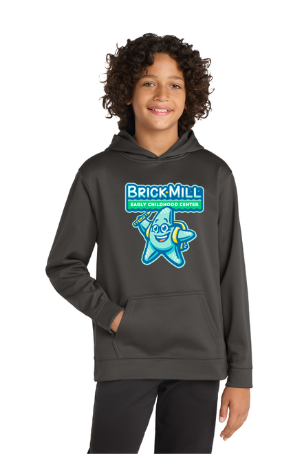 BMECC - YST244 - Sport-Tek® Youth Sport-Wick® Fleece Hooded Pullover