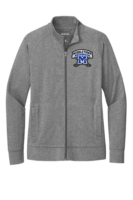 MHSMB - LST857 - Sport-Tek® Women's Sport-Wick® Stretch Full-Zip Cadet Jacket