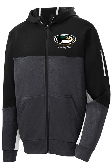 OHSMB - ST245 - Sport-Tek® Tech Fleece Colorblock Full-Zip Hooded Jacket