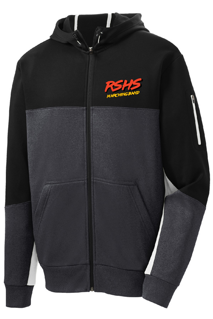 RSHSMB - ST245 - Sport-Tek® Tech Fleece Colorblock Full-Zip Hooded Jacket