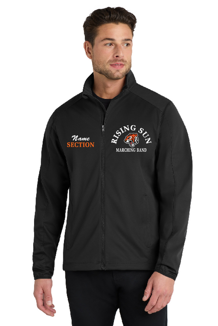RSHSMB - J717 - Port Authority® Active Soft Shell Jacket w/ large back design & personalization on front