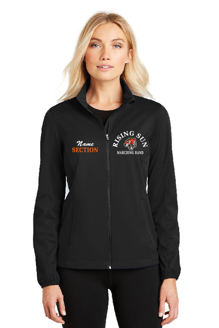 RSHSMB - L717 - Port Authority® Active Soft Shell Jacket w/ large back design & personalization on front