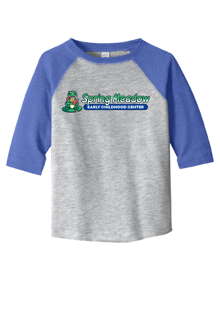 SMECC - RS3330 - Rabbit Skins Toddler Baseball Fine Jersey Three-Quarter Sleeve Tee