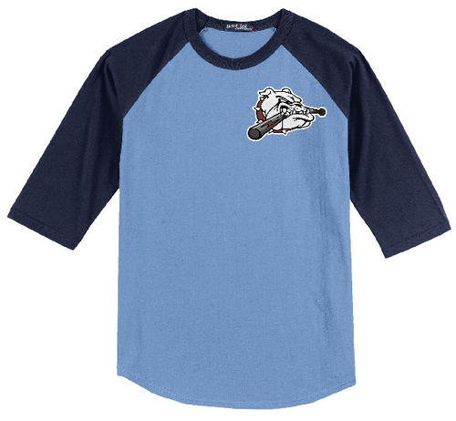 AGB - T200 - Sport-Tek® Colorblock Raglan Jersey - Carolina Blue only