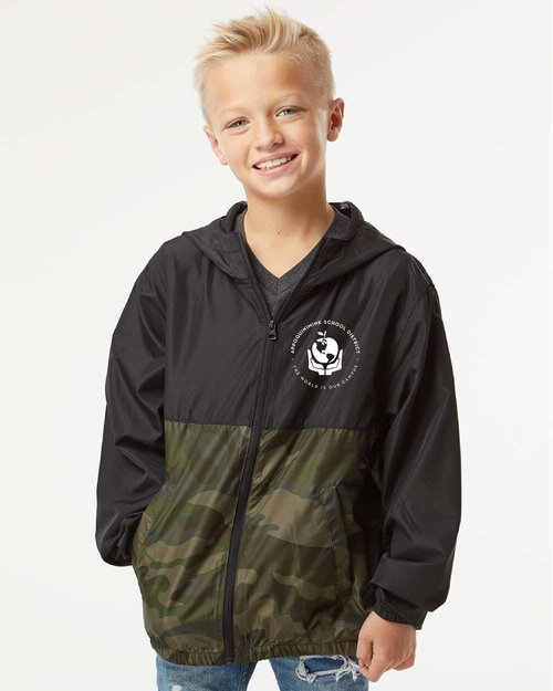 APC - EXP24YWZ - Independent Trading Co. Youth Lightweight Windbreaker Full-Zip Jacket