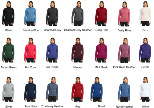 CDE - LST850 - Sport-Tek® Ladies Sport-Wick® Stretch 1/4-Zip Pullover