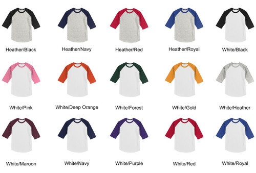 HEES - YT200 - Sport-Tek® Youth Colorblock Raglan Jersey