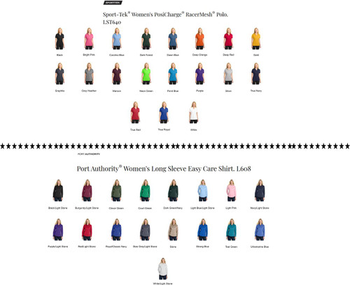 NCES - STAFF Polo Variety - Women's Short Sleeve & Long Sleeve