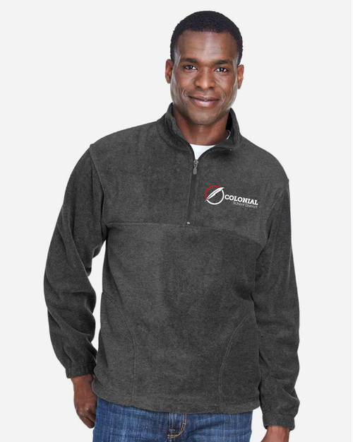 PES - M980 - Harriton Men's Fleece Quarter-Zip Pullover  (Embroidery only)