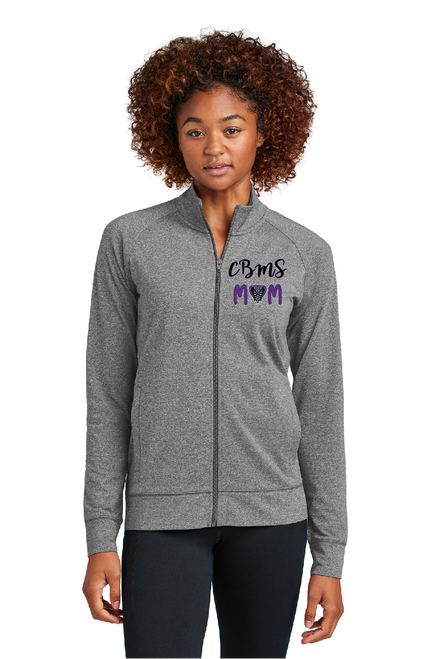 CBMS - LST857 - Sport-Tek® Women's Sport-Wick® Stretch Full-Zip Cadet Jacket