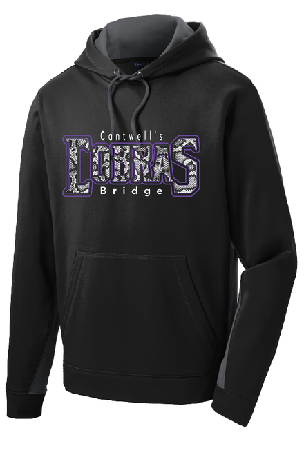 CBMS - ST235 - Sport-Tek® Sport-Wick® Fleece Colorblock Hooded Pullover