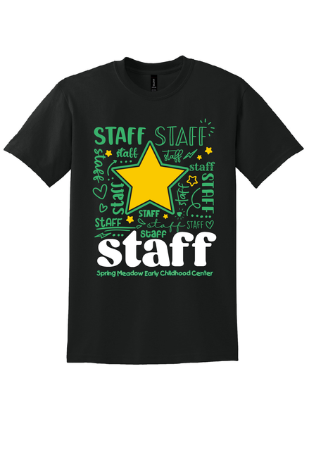 SMECC - STAFF design - on BLACK - with name on back