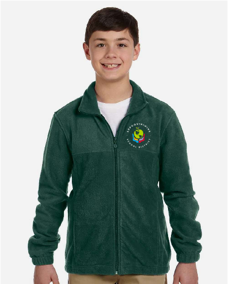 SMECC - M990Y - Harriton Youth 8 oz. Full-Zip Fleece - (Embroidery Only)
