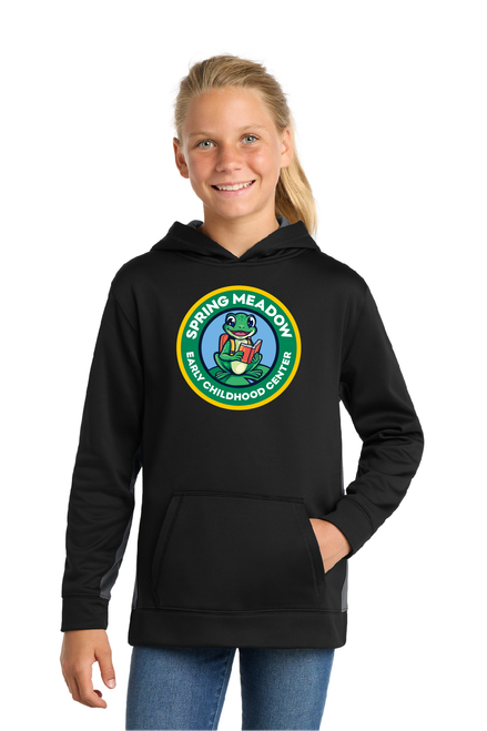 SMECC - ST235 - Sport-Tek® Sport-Wick® Fleece Colorblock Hooded Pullover