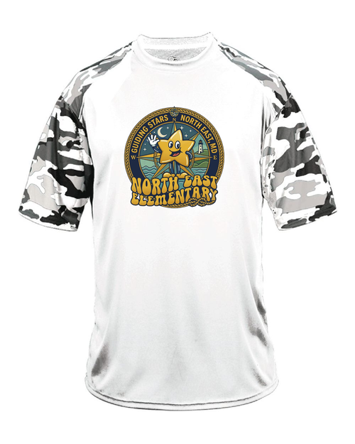 NEES - 2141 - Badger Youth Camo Sport T-Shirt 