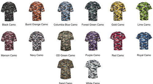 NEES - 2181 - Badger Youth Camo T-Shirt
