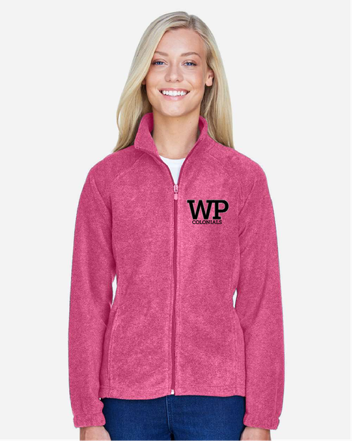WPHS - M990W - Harriton Ladies' 8 oz. Full-Zip Fleece (Embroidery only)