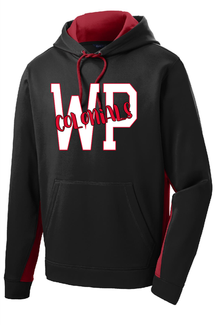WPHS - ST235 - Sport-Tek® Sport-Wick® Fleece Colorblock Hooded Pullover