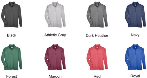 NEES - TT31HY - Team 365 Youth Zone Sonic Heather Performance Quarter-Zip Pullover