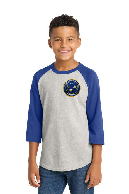 TES - YT200 - Sport-Tek® Youth Colorblock Raglan Jersey