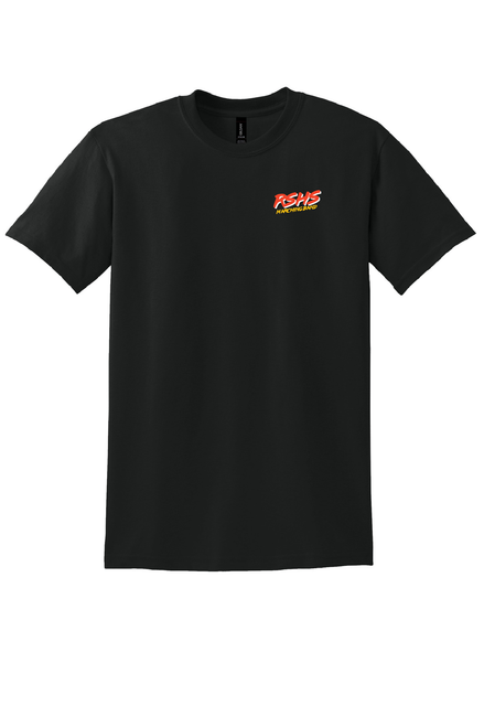 RSHSMB - Band Logo Shirt on BLACK - w/ small front & large logo on back