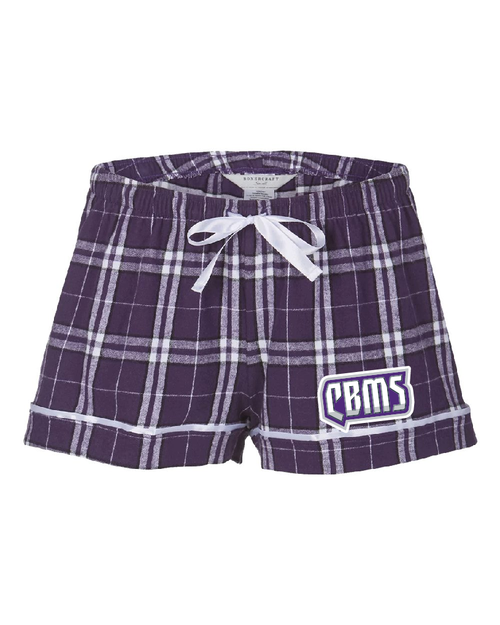 CBMS - BW6501 -Women's Flannel Shorts