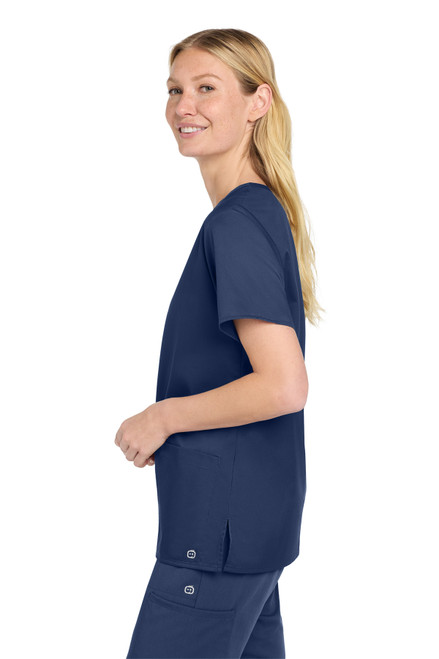 CCIC - WW4560 - Wink® Women’s WorkFlex V-Neck Top - CC Logo on front only