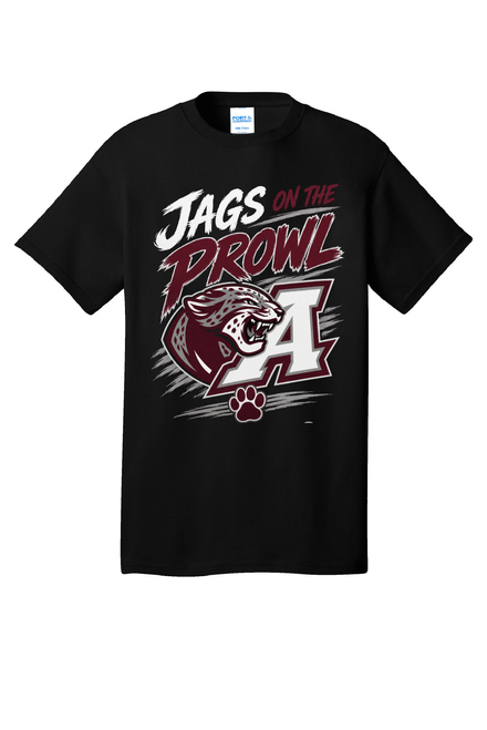 AHS -2026 Theme Design on BLACK Apparel - extra large front design