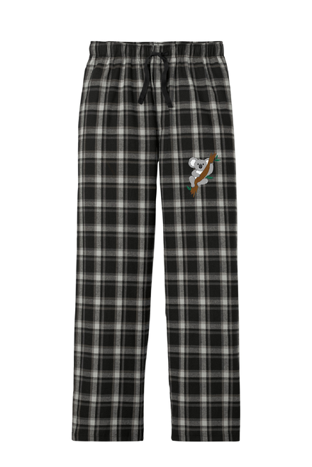 KES - Boxercraft Unisex/Youth Flannel Pants  - Black & White Plaid