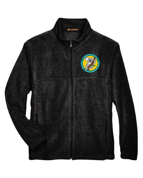 KES - Harriton 8 oz. Full-Zip Fleece - w/ Twill Circle Logo