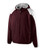 MAROON/WHITE