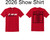 RSHSMB - 2026 Show Shirt on RED w/ schedule on back