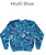 WST - CD8100 - Tie-Dye Adult 100% Cotton Crew Neck Sweatshirt