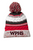 WPHS Business College Academy - STC21 beanie with pompom - EMBROIDERY only