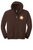 PAD - Day 7 - Cow Pumpkin on Dark Chocolate -- Gildan® Heavy Blend™ Full-Zip Hooded UNISEX Sweatshirt