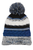 NEES - STC21 beanie with pompom - EMBROIDERY only