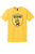 HHES - Seguro House - on Gold -  with DETERMINED down the center of back