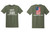 HVT - Supports our Troops - Front & Back Designs UNISEX  APPAREL - on MILTARY GREEN