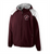 MAROON/WHITE