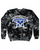 MHSUFF - CD8100 - Tie-Dye Adult 100% Cotton Crew Neck Sweatshirt -- Multiblack ONLY