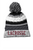 ALAX -STC21 beanie with pompom -  With AHS LACROSSE text EMBROIDERY